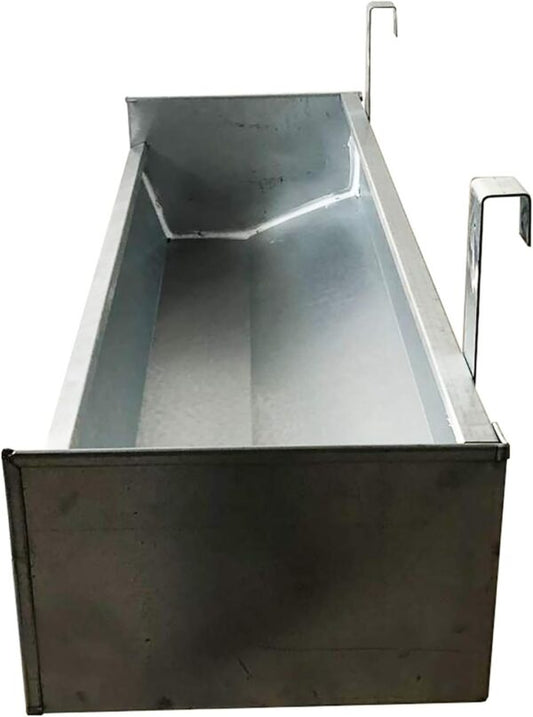 Mangiatoia Abbeveratoio Lineare Multiuso in Acciaio Zincato