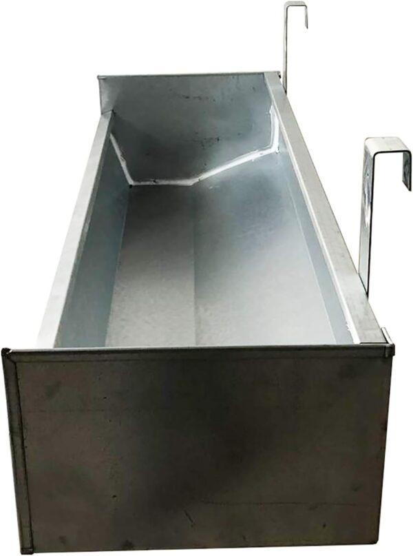 Mangiatoia Abbeveratoio Lineare Multiuso in Acciaio Zincato