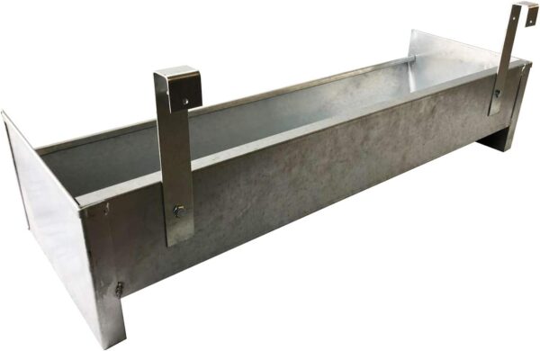 Mangiatoia Abbeveratoio Lineare Multiuso in Acciaio Zincato