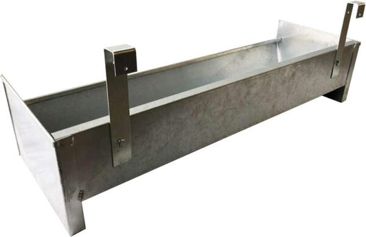 Mangiatoia Abbeveratoio Lineare Multiuso in Acciaio Zincato
