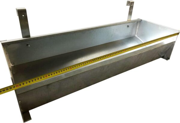 Mangiatoia Abbeveratoio Lineare Multiuso in Acciaio Zincato