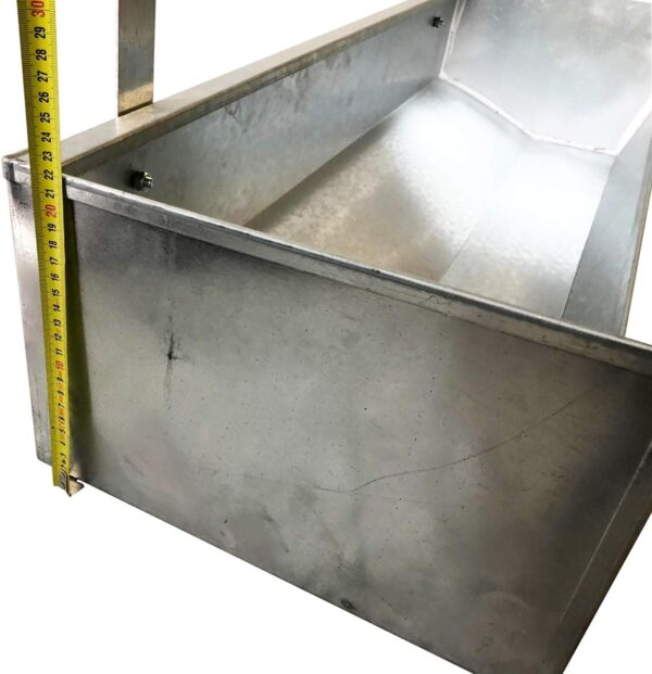 Mangiatoia Abbeveratoio Lineare Multiuso in Acciaio Zincato