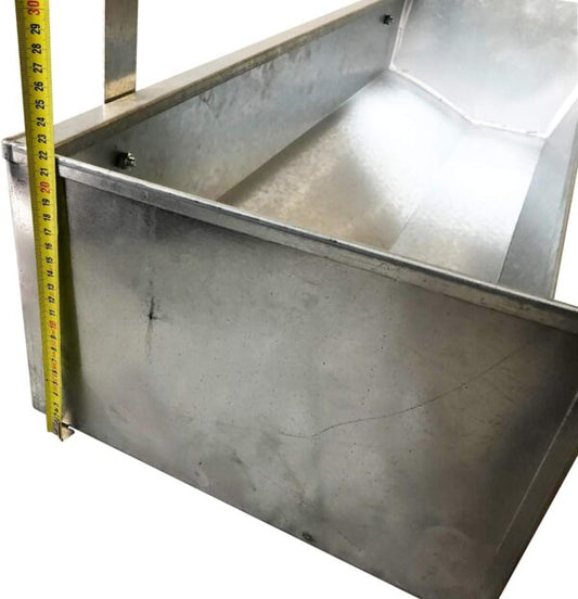 Mangiatoia Abbeveratoio Lineare Multiuso in Acciaio Zincato