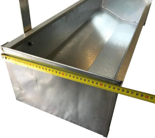 Mangiatoia Abbeveratoio Lineare Multiuso in Acciaio Zincato