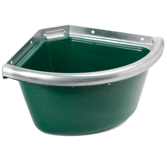 Mangiatoia angolare per cavalli