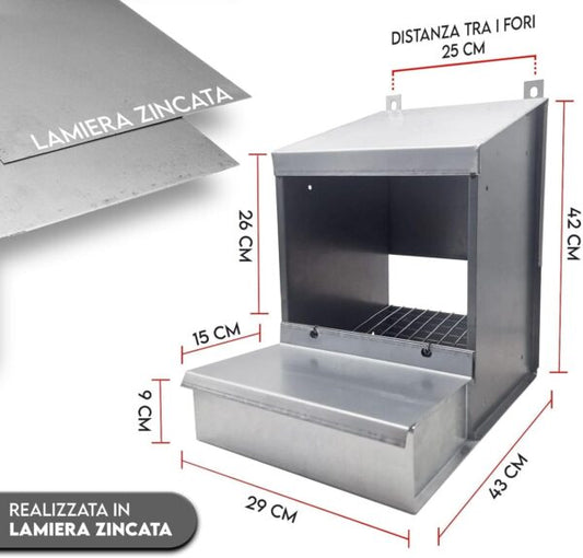 Nido 1 Posto per Galline Ovaiole Raccolta Uova Interna
