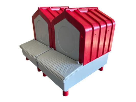 Nido 2 Posti Per Galline Ovaiole In Plastica