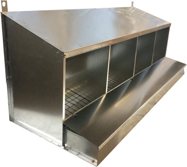 Nido 4 Posti per Galline Ovaiole Raccolta Uova Interna