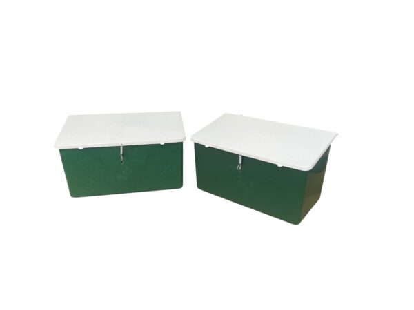 Nido per conigli fattrici in plastica kit da 2 pz