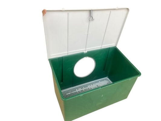 Nido per conigli fattrici in plastica kit da 2 pz