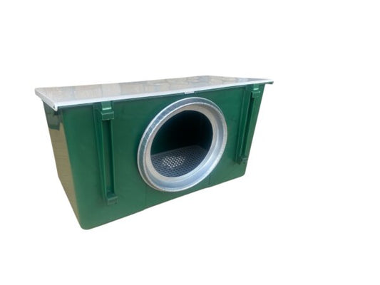 Nido per conigli fattrici in plastica kit da 2 pz