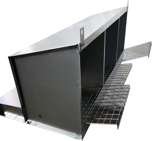 Nido 3 Posti per Galline Ovaiole Raccolta Uova Esterna