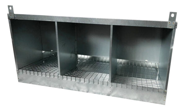 Nido 3 Posti per Galline Ovaiole Raccolta Uova Esterna