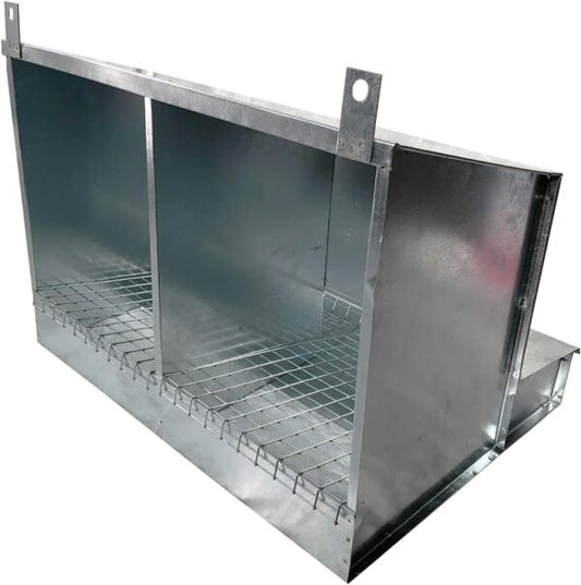 Nido 2 Posti per Galline Ovaiole Raccolta Uova Esterna