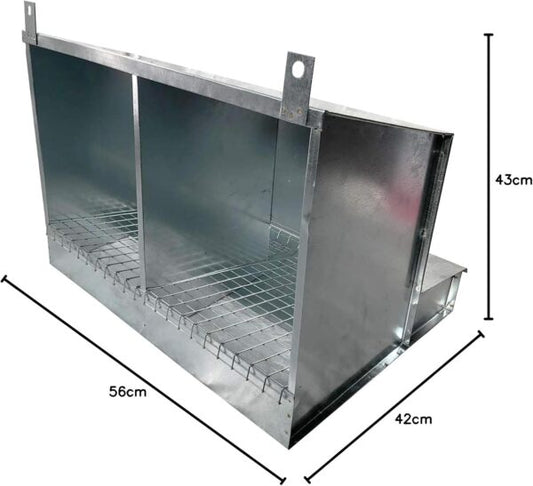 Nido 2 Posti per Galline Ovaiole Raccolta Uova Esterna