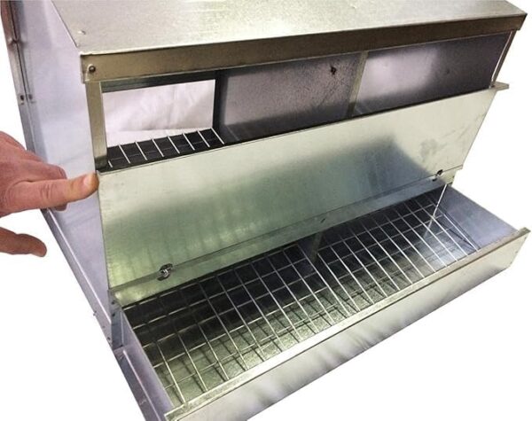 Nido 2 Posti per Galline Ovaiole Raccolta Uova Interna