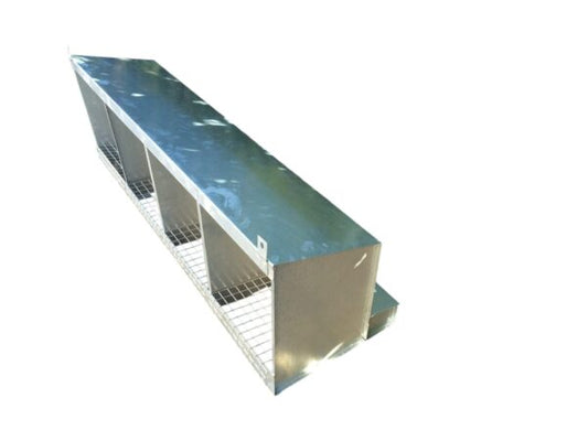 Nido 4 Posti per Galline Ovaiole Raccolta Uova Esterna