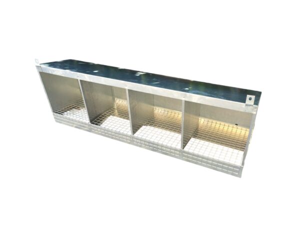 Nido 4 Posti per Galline Ovaiole Raccolta Uova Esterna