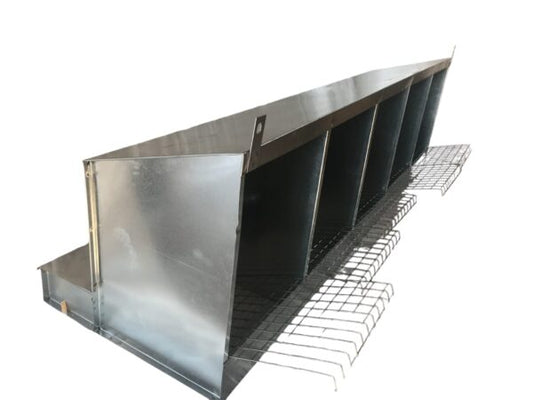 Nido 5 Posti per Galline Ovaiole Raccolta Uova Esterna