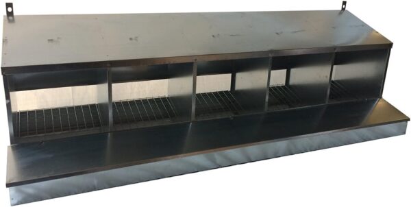 Nido 5 Posti per Galline Ovaiole Raccolta Uova Interna