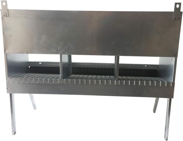 Nido 3 Posti per Galline Ovaiole con Gambe