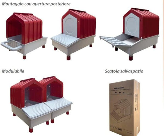 Nido Per Galline Ovaiole In Plastica