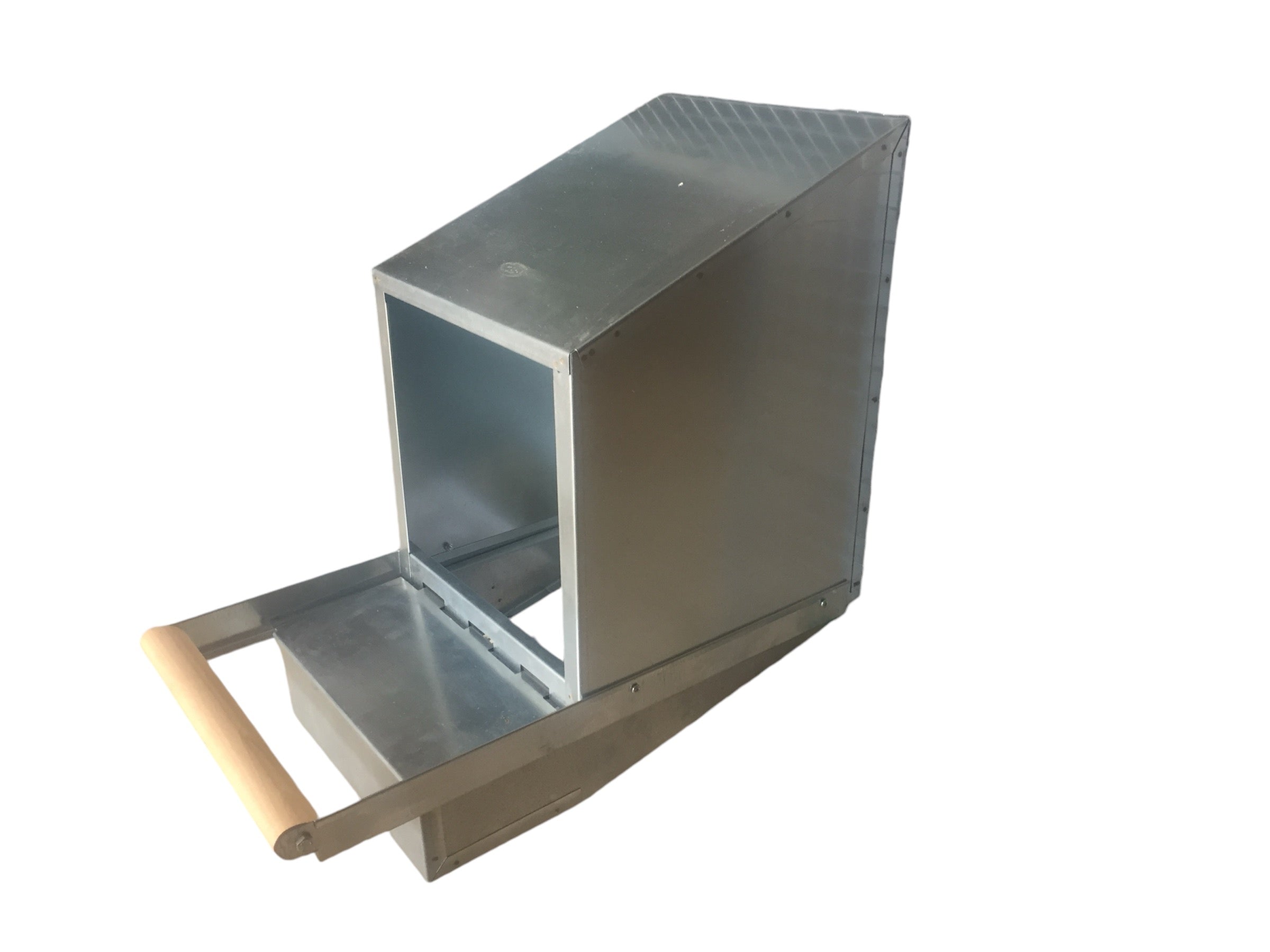 Nido a 1 Posto per Galline Ovaiole. Raccolta Uova dall'Interno e dall'Esterno del Pollaio