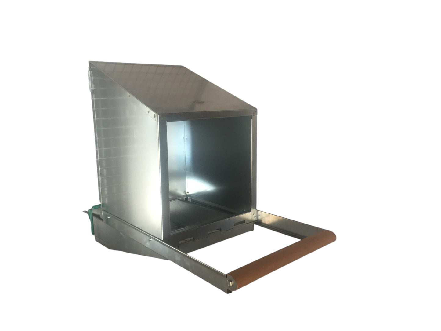 Nido a 1 Posto per Galline Ovaiole. Raccolta Uova dall'Interno e dall'Esterno del Pollaio