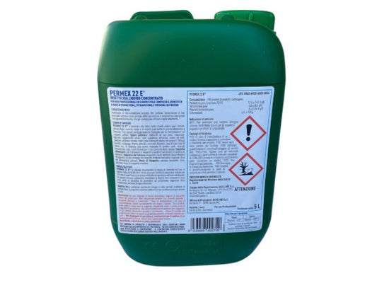 Insetticida Liquido Concentrato Permex 22 E. Tanica 5 Lt