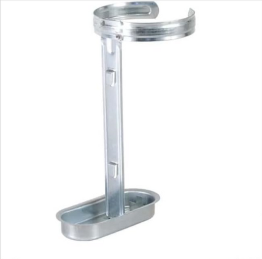 5 Abbeberatoi Porta Bottiglie in Lamiera Zincata