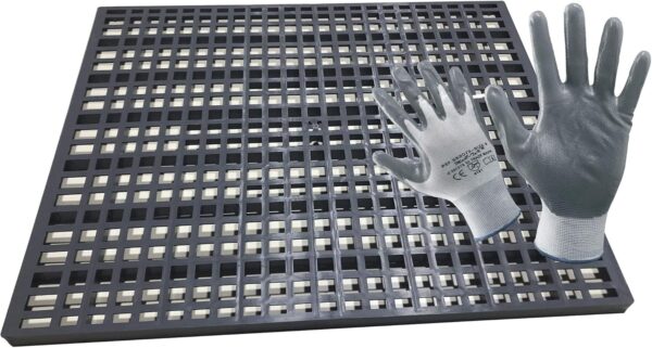 Posatoio in Plastica per Gabbie Conigliere Kit da 2 Pezzi