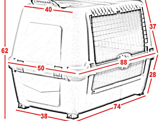 Trasportino Per Cani Skudo Carrozza 90
