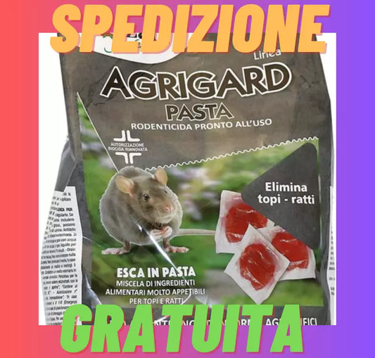 Veleno Ratticida Topicida Per Topi kg 1,530