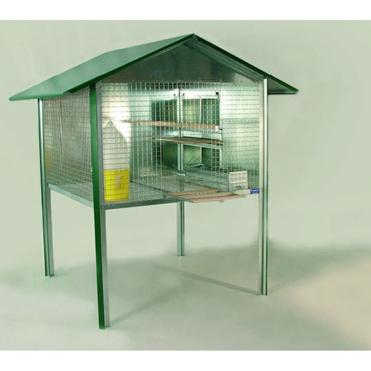 Voliera per piccioni da esterno x 2 coppie cm.100 x 100 x 145h