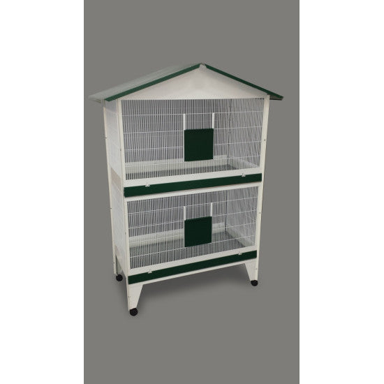 Voliera Mary Verniciata 2 Scomparti cm 115 x 65 x165 H