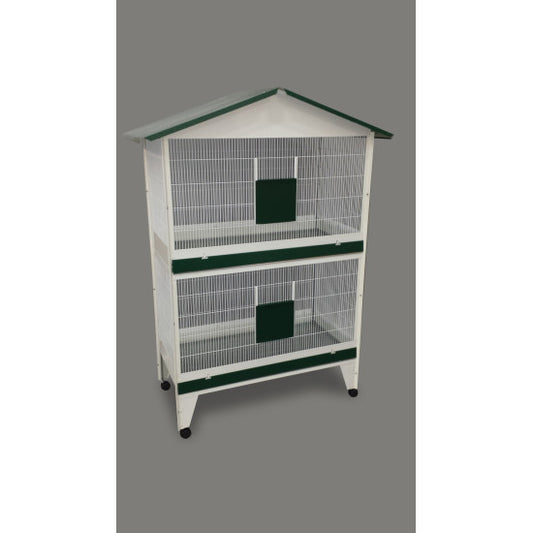 Voliera Mary Verniciata 2 Scomparti cm 115 x 65 x165 H